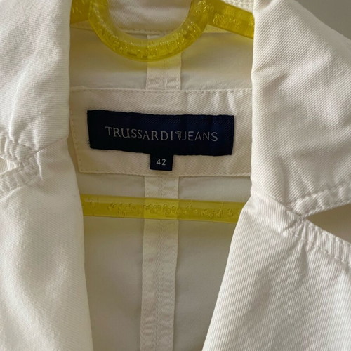 Trussardi white jacket like new, size XL