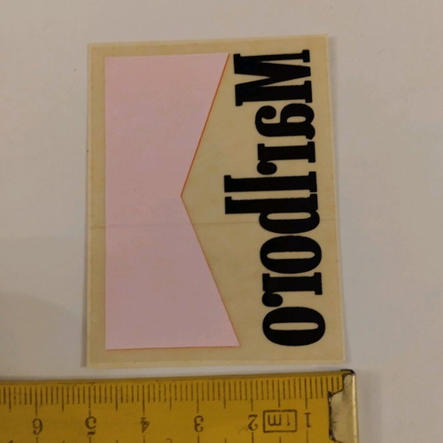 Marlboro transparent window sticker 90's like new, collectible