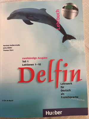 Delfin Lehrbuch βιβλίο εκμάθησης γερμανικών με 2 DVD