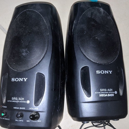 Sony SRS-A31 Active Speaker System vintage portable speakers