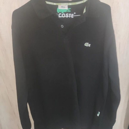 Lacoste polo shirt, black, XL size