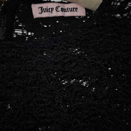 Juicy Couture lace blouse new, black, size M