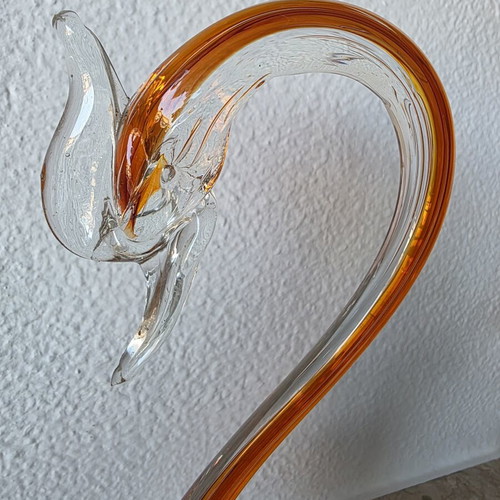 Murano glass swan like new