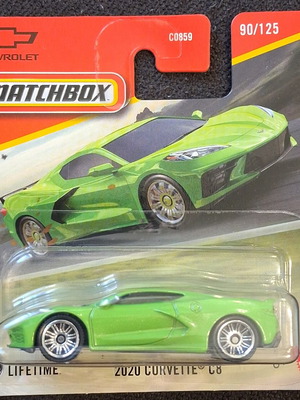 Matchbox 2020 Corvette C8 toy car