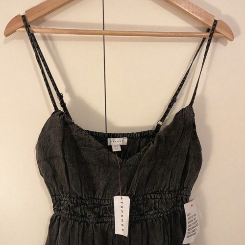 Topshop mini dress new, size L 40, grey