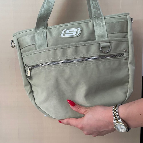 Sketchers nylon medium bag mint green
