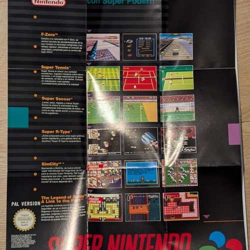 World League Basketball SNES used, Greek instructions