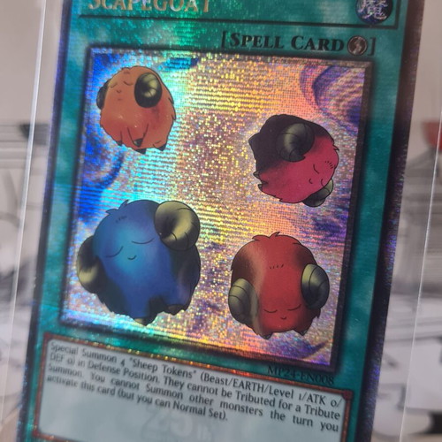 Yu-Gi-Oh Scapegoat Quarter Century Secret Rare 1st Edition