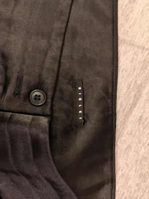 Black Sisley pants like new, size S