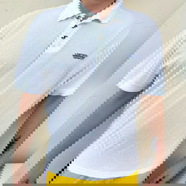 Ανδρική Polo μπλούζα Leeds United  Καινούργια κοντομάνικη μπλούζα  με γιακά σε ασπρο χρωμα XL Polo