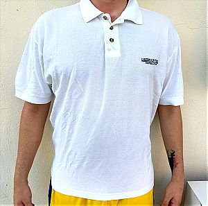 Ανδρική Polo μπλούζα Leeds United  Καινούργια κοντομάνικη μπλούζα  με γιακά σε ασπρο χρωμα XL Polo Sports T-shirt