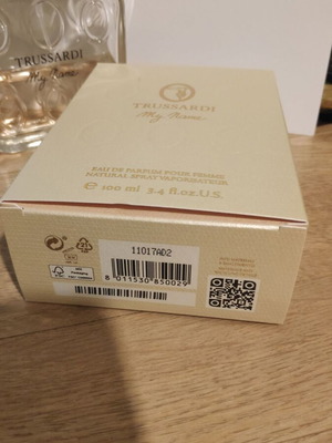Trussardi My Name Eau De Parfum 100ml used, almost half full