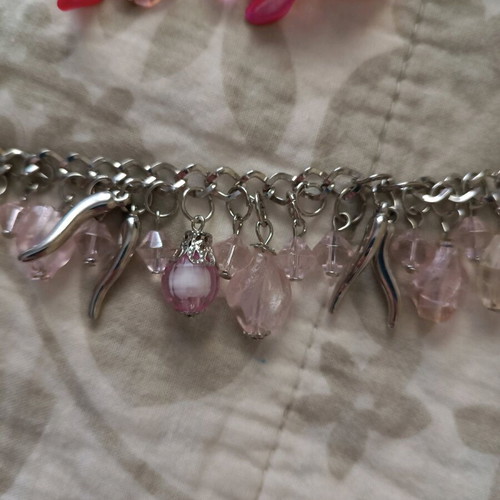 Y2K charms bracelets used, set of 2 pieces