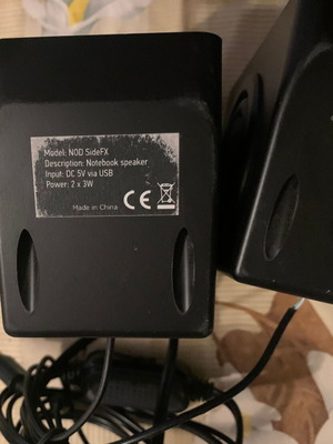 Ηχεία NOD SideFX μεταχειρισμένα, 2x3W, τροφοδοσία USB