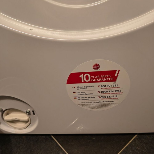Hoover H-WASH 500 8kg washing machine like new with steam technology
