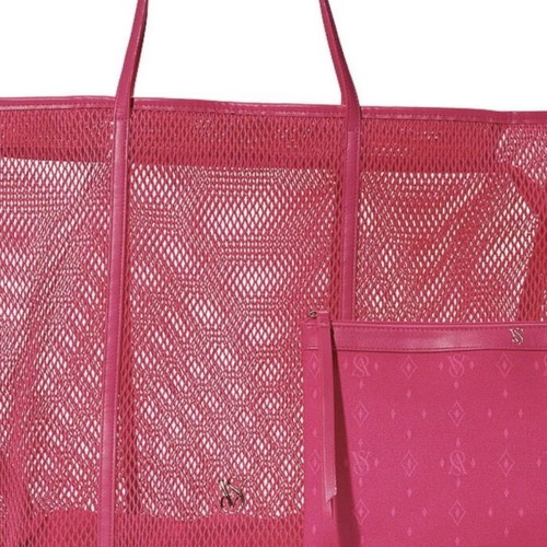Victoria's Secret beach bag new with pouch pink