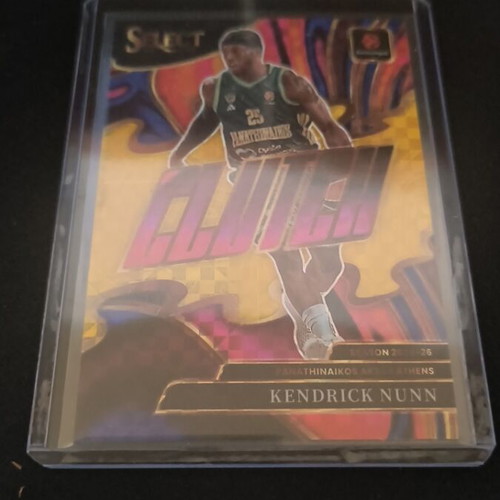 Kendrick Nunn Clutch Gold Prizm Euroleague 2025-26 card