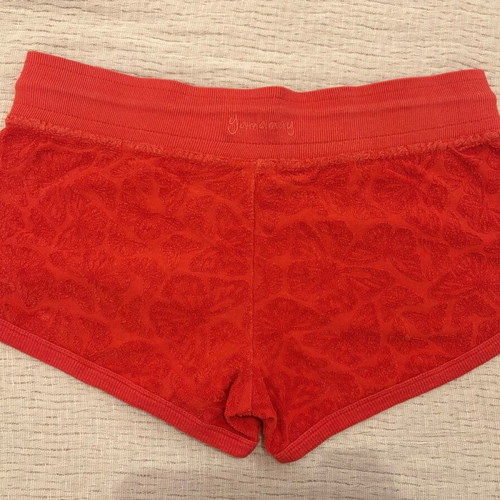 Yamamay shorts with terry fabric, size L, red, like new
