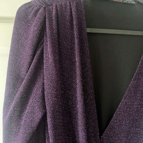 Pull&Bear dress purple with glitter like new