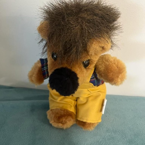 Porcupine Plush Toy 8" Used Vintage 80s/90s Austrian Wertoy