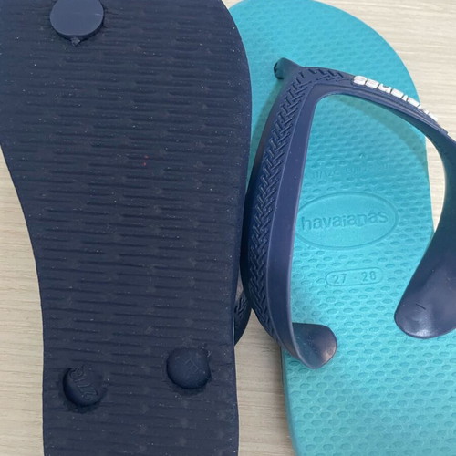 Havaianas παιδικές σαγιονάρες σαν καινούργιο, μέγεθος 27, μπλε