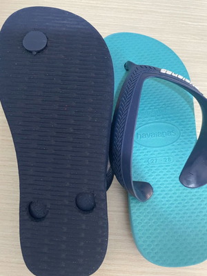 Havaianas παιδικές σαγιονάρες σαν καινούργιο, μέγεθος 27, μπλε