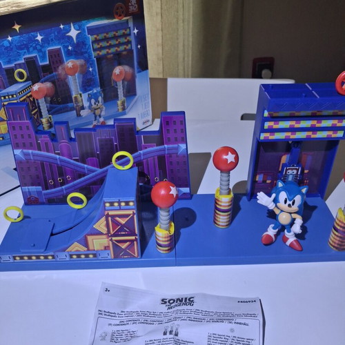Sonic The Hedgehog Studiopolis Zone Playset Jakks Pacific like new