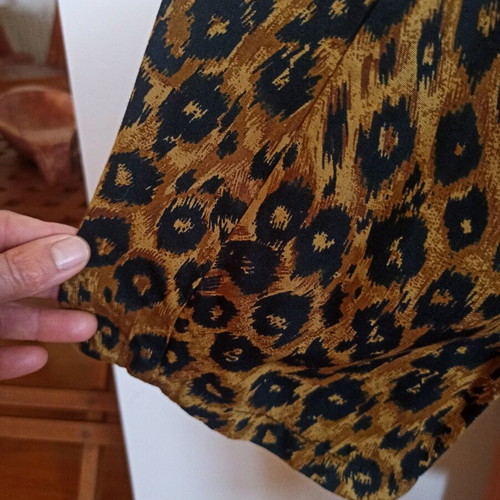 Leopard Print Shirt Tunic new, size M-L, viscose fabric