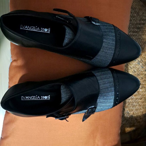 Evangelia Drosi low shoes new, size 38, black