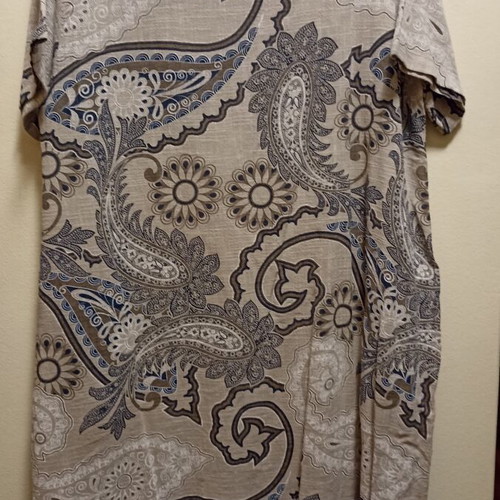Linen dress beige brown size XXL like new