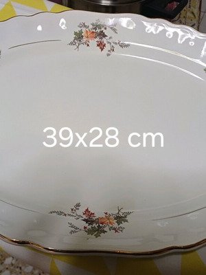 Πιατέλα Κεραμεικός μεταχειρισμένη με φλοραλ διακόσμηση