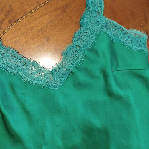 Green blouse size M, like new