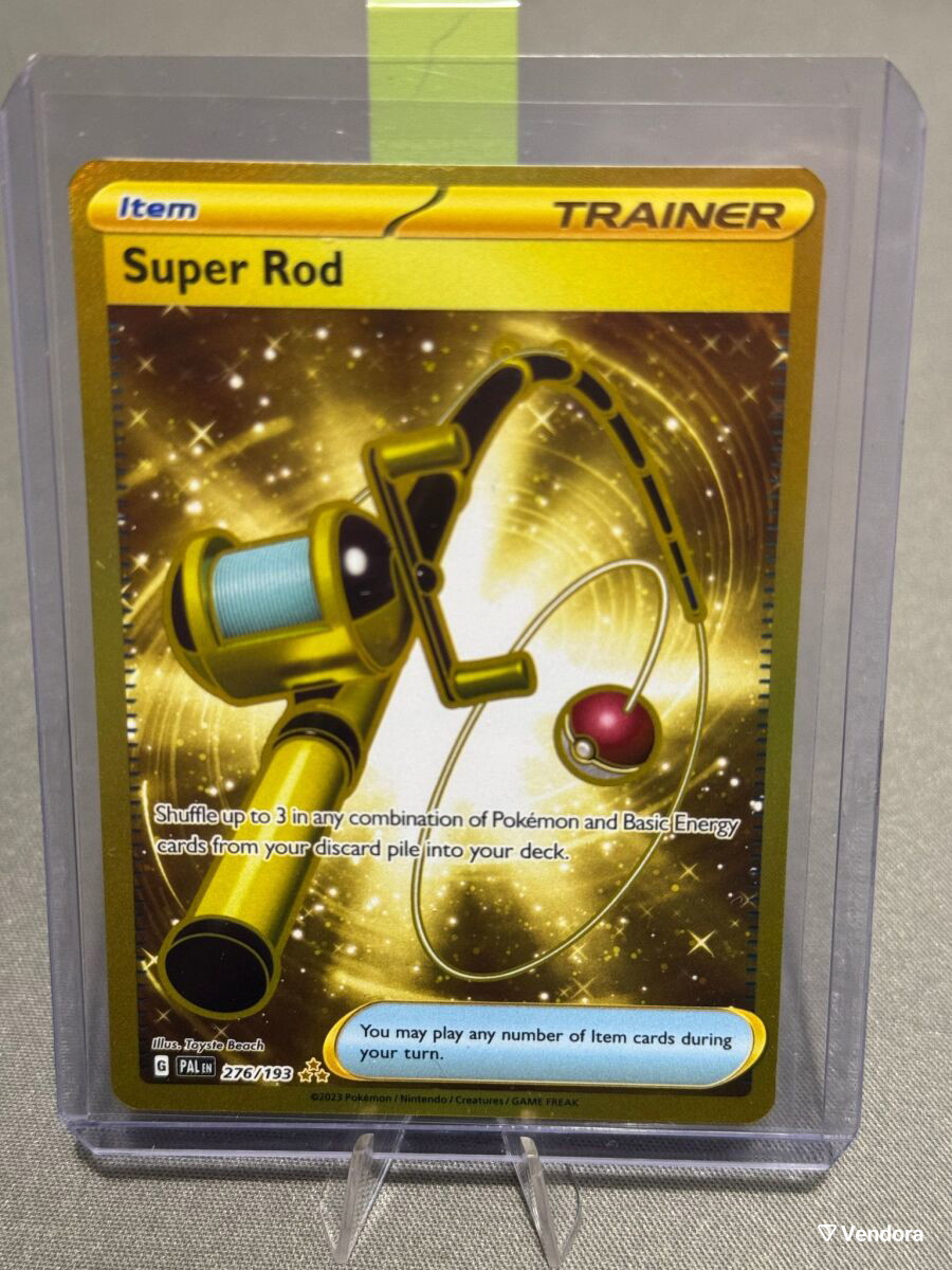 gold super rod pokemon card Pokémon new, Paldea… Card Number / Rarity Pokemon Super Rod 276/193 Sv02: