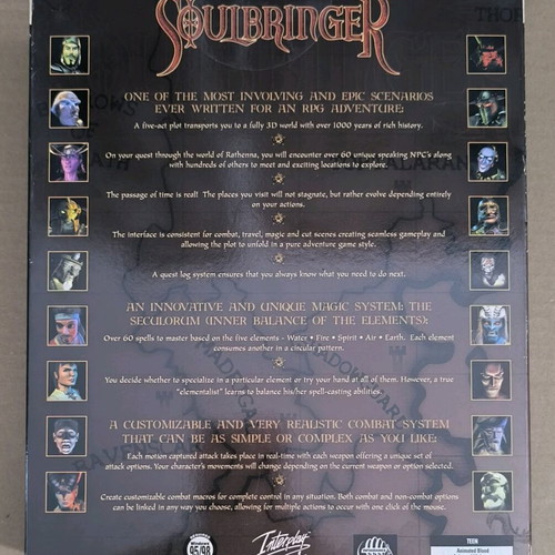 Soulbringer PC CD-ROM like new, Big Box