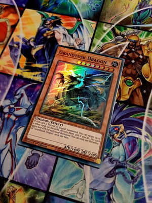 Grandtusk Dragon POTE Super Rare Yu-Gi-Oh! card