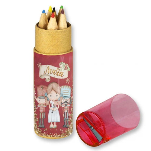 Nutcracker Colored Pencils 10pcs new with name