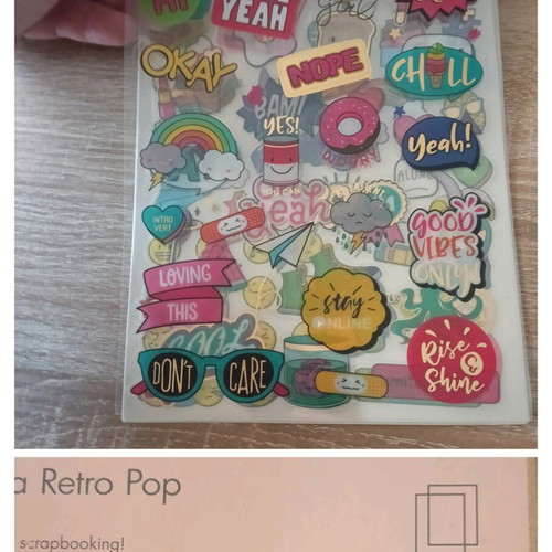 Stickers new, ideal for scrapbooking and creative crafts