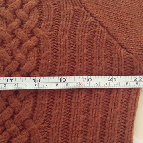 Cedarwood State men's wool cardigan in tan color size L new
