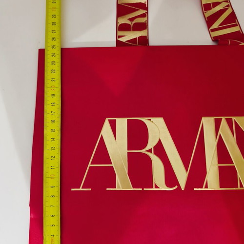 Armani Jeans luxury gift bag premium edition red