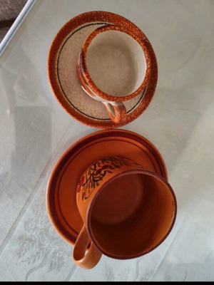 Ceramic cup set like new