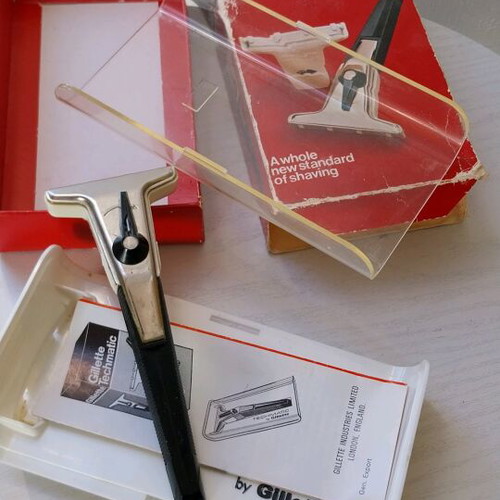 Gillette retro razor used