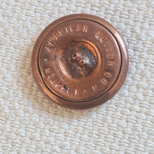 Collectible button used from American soldier uniform WWII