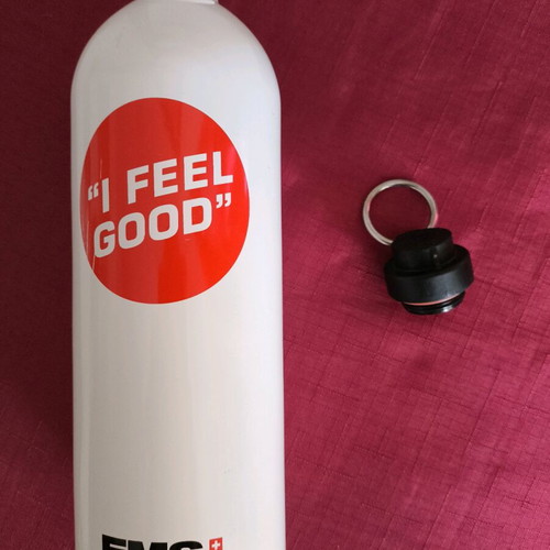 EMS water bottle like new, 600ml, BPA-free, food grade
