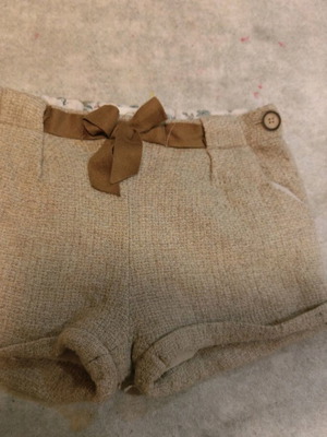 Zara shorts for girl 18-24 months like new, beige