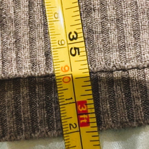 Knitted blouse dress new, gray, size M