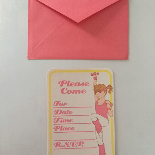 Invitations 90s set of 3 small new