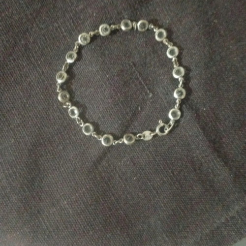 Silver 925 bracelet with zircon stones
