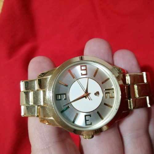 Auriol men's watch like new, gold color