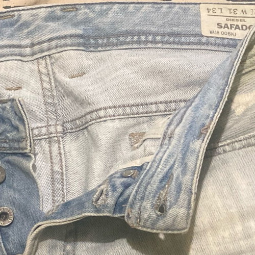 Diesel Safado denim pants used W32L32 light blue