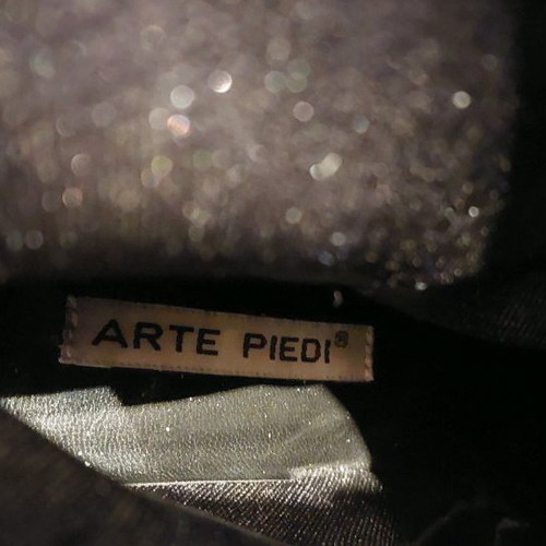 Arte Piedi black denim ankle boots like new, size 38